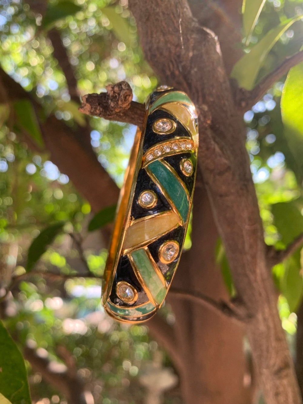 Vintage Bob Mackie Enamel Bracelet
